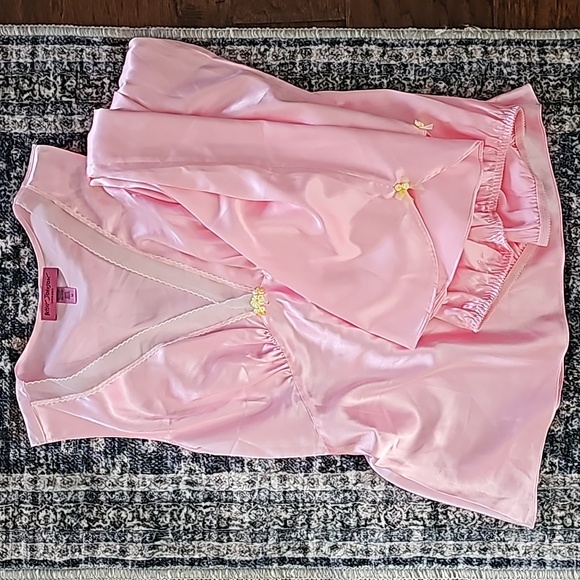 Y2K Vintage Betsey Johnson Satin Top and Pants - Picture 10 of 14